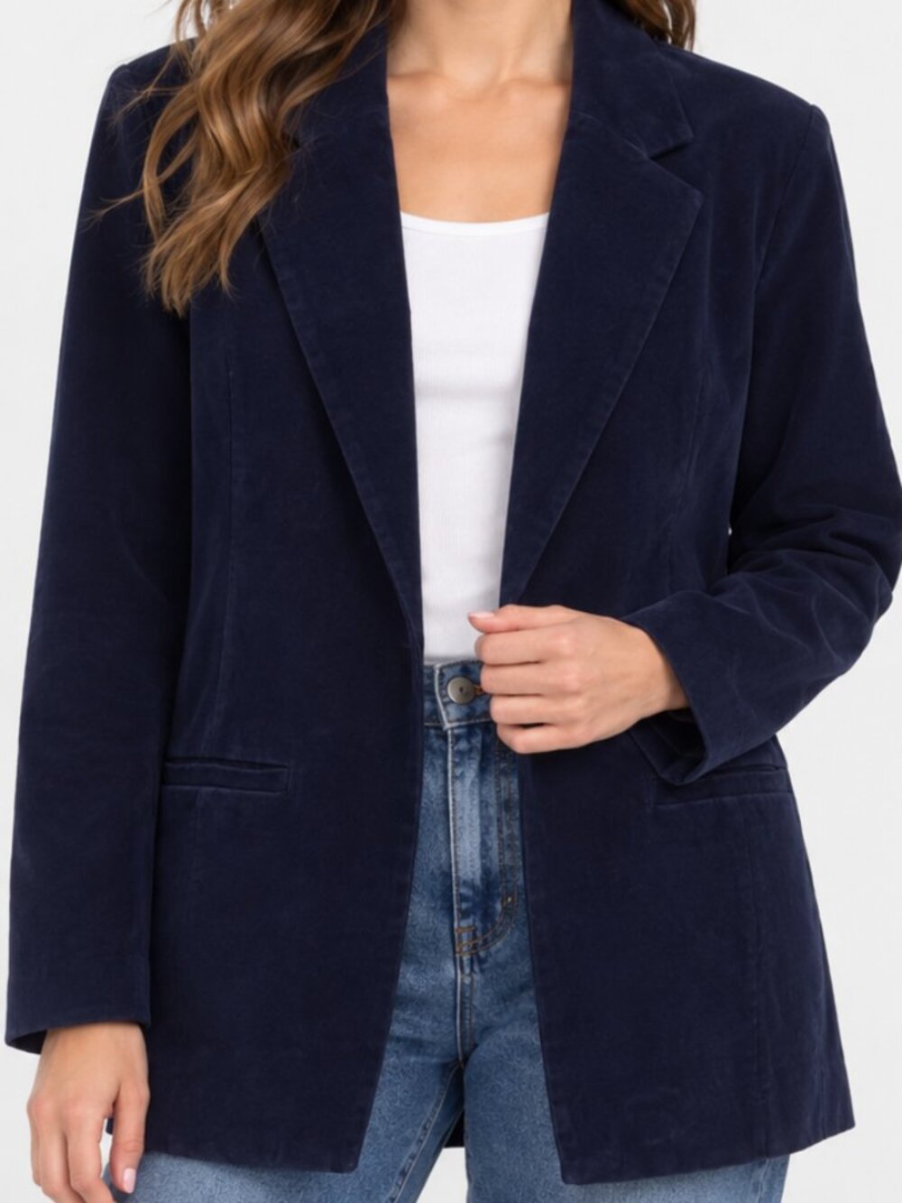 Liverpool Los Angeles Corduroy Boyfriend Blazer NWT Size L
